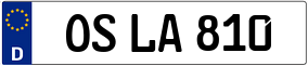 Truck License Plate
